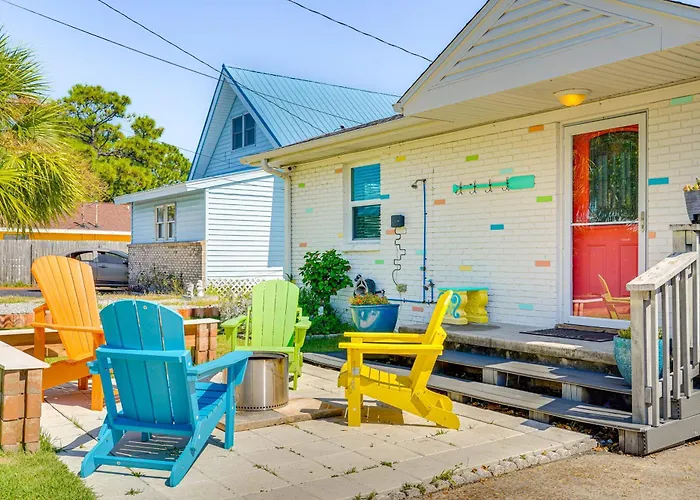 Panama City Home With Fire Pit - Walk To Beaches!