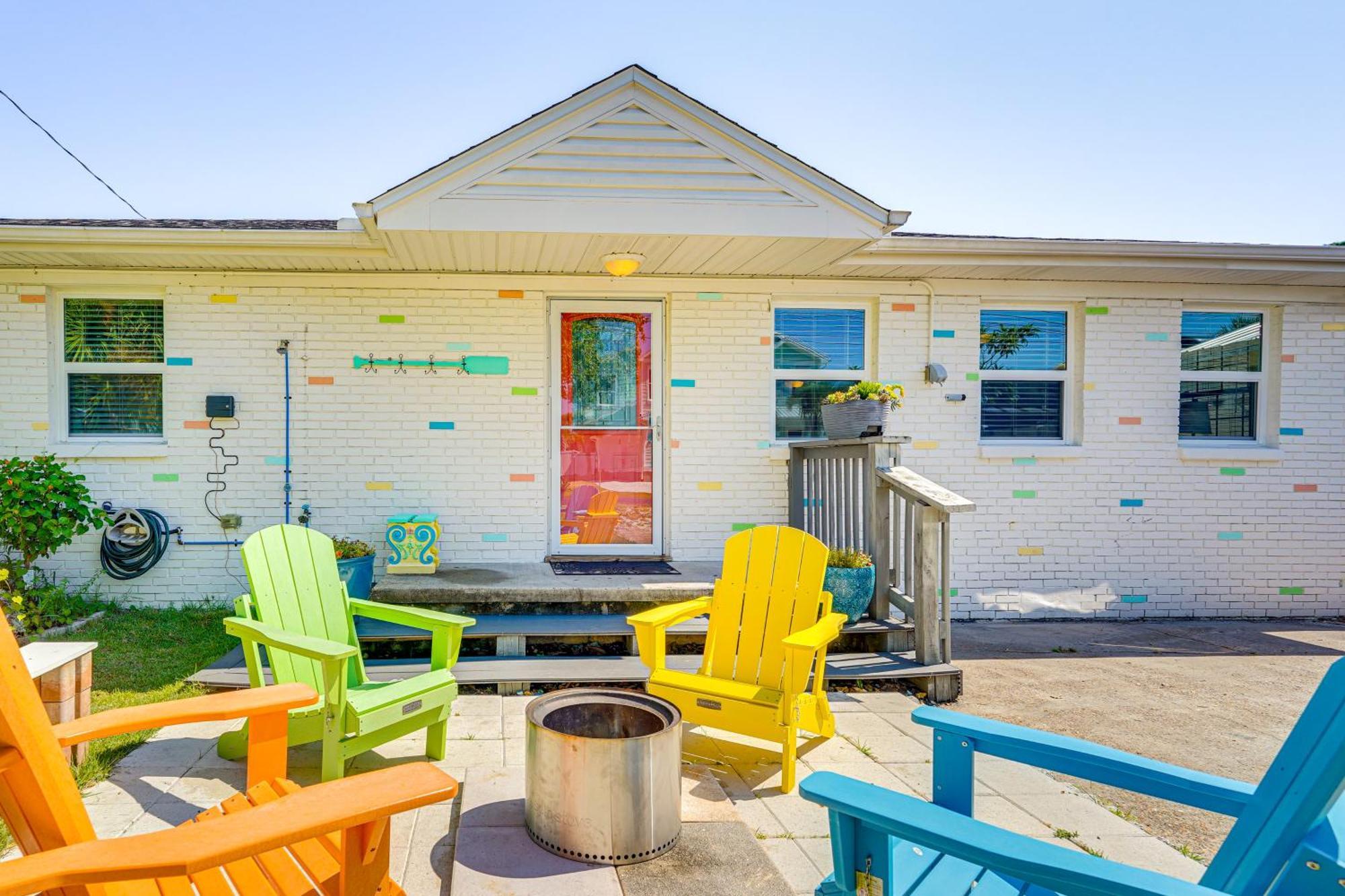 Panama With Fire Pit - Walk To Beaches! Holiday home Panama City Beach